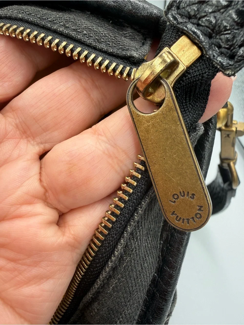Louis Vuitton Black Monogram Denim Neo Cabby Tote with Detachable CB Strap - Picture 11 of 14